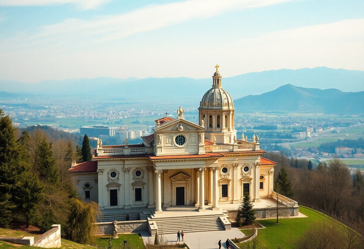 Basilica di Superga a Torino. Fede, storia sabauda e panorama sulla città e le Alpi. Approfondimento su architettura, eventi tragici, mausoleo reale e itinerari di visita alla collina torinese. 1